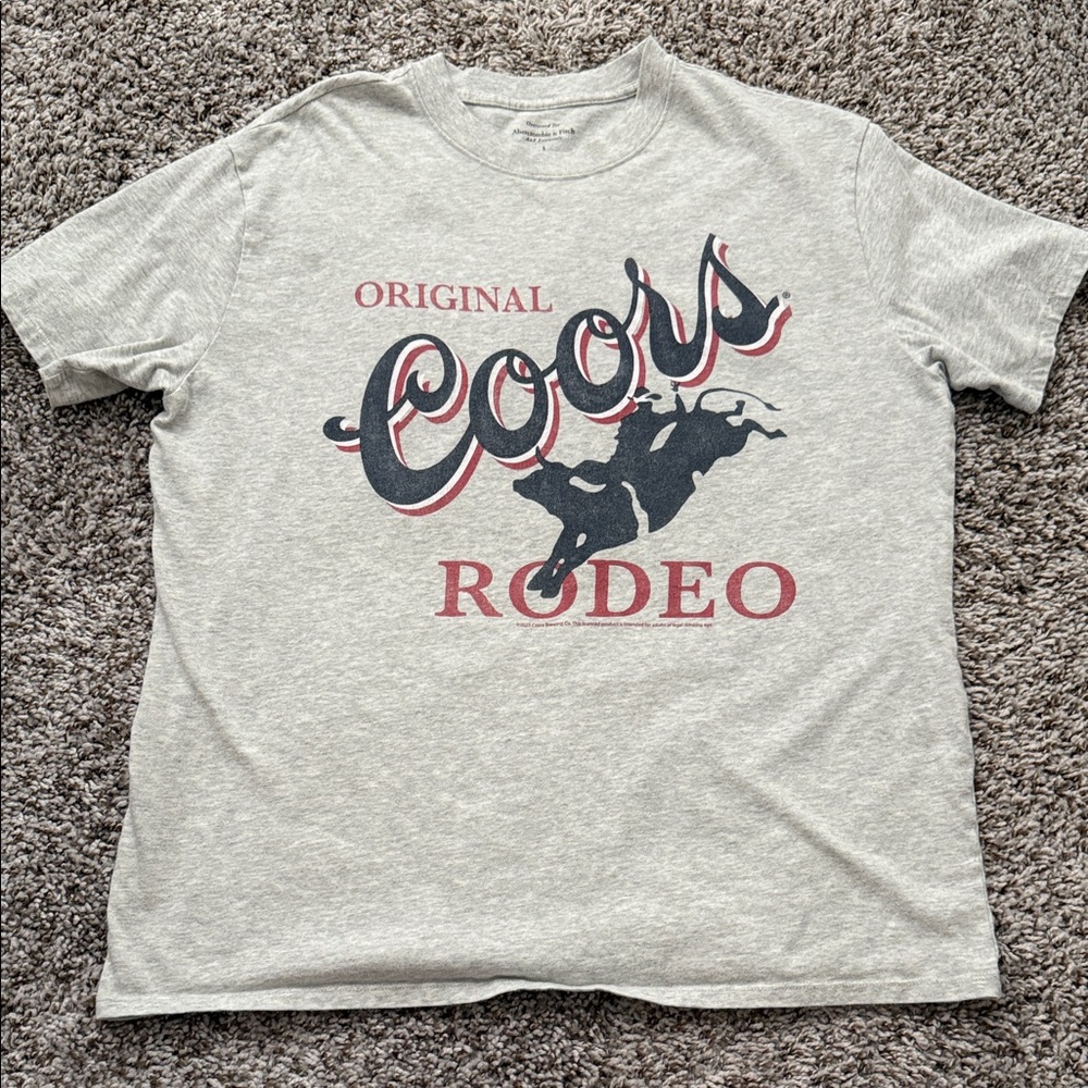 Abercrombie & Fitch Light Gray Tee